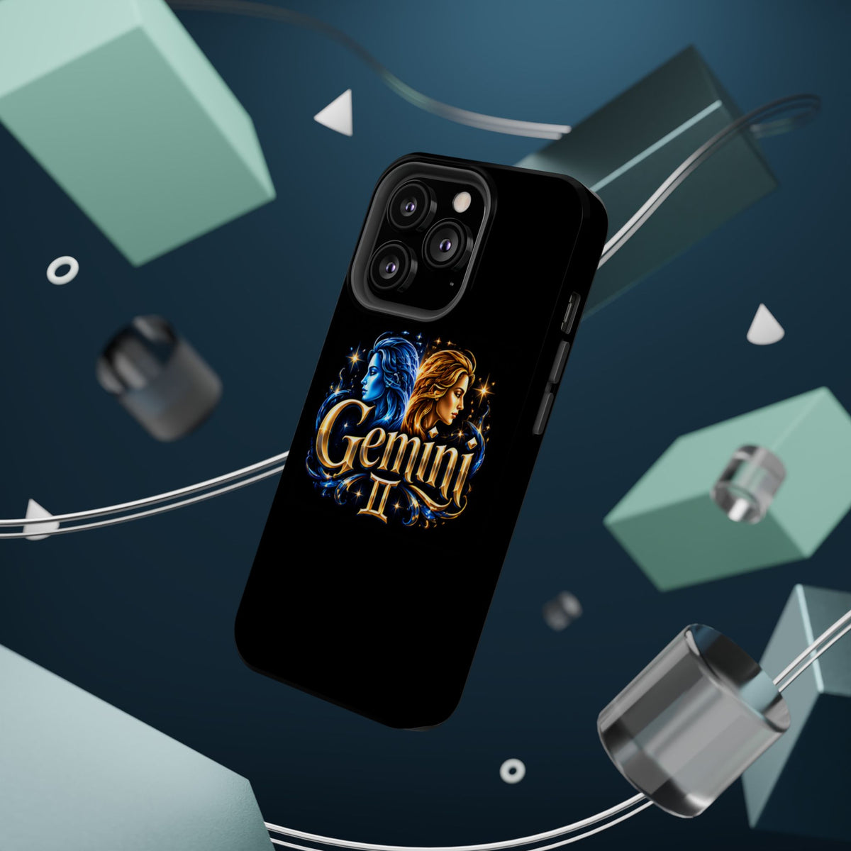 Gemini Zodiac Magnetic Impact-Resistant Phone Case
