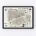 Vintage Map of Elmira, New York 1901