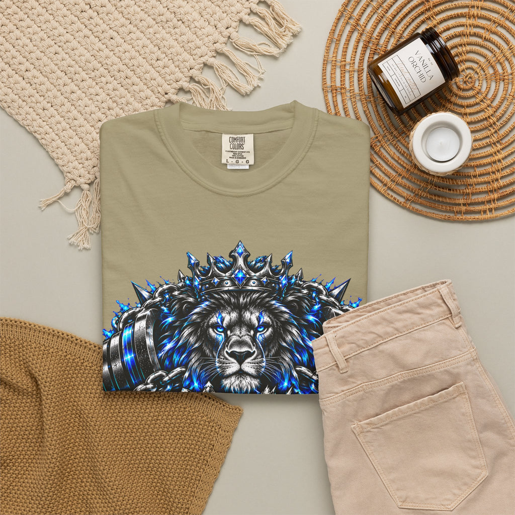 Lion Kingmode Graphic Tee — Gaming Headset Lion Design