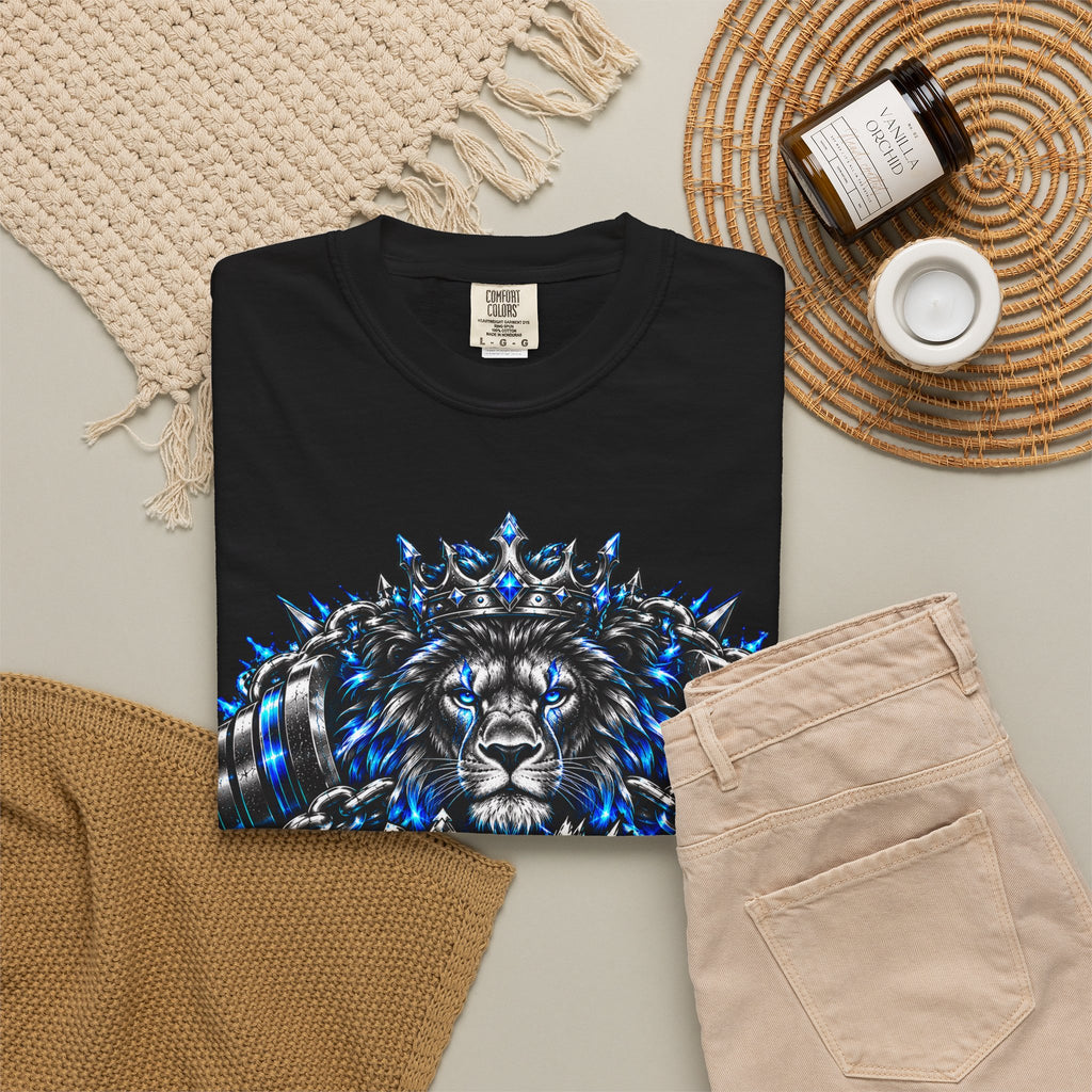 Lion Kingmode Graphic Tee — Gaming Headset Lion Design