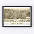 Vintage Map of Freeport, New York 1925