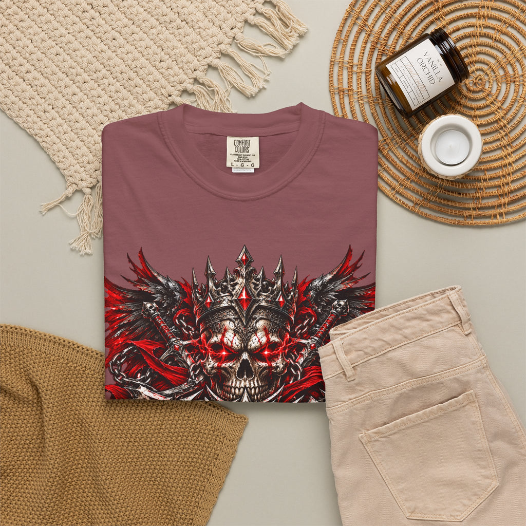 Rebellion Skull Graphic T-Shirt
