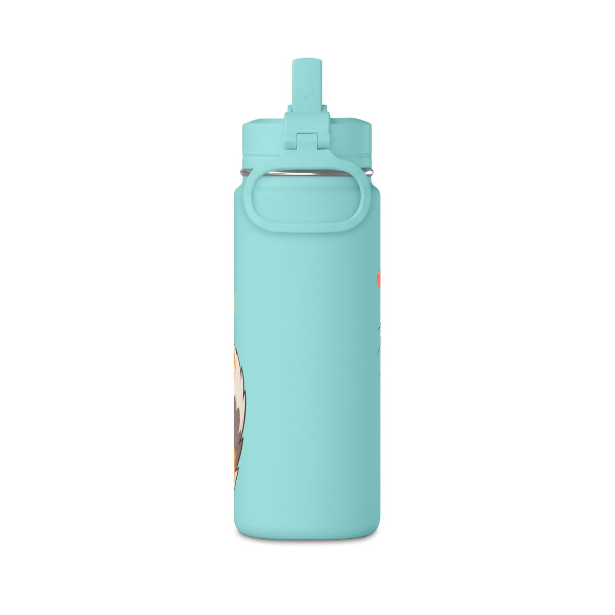 Cute Calico Cat Water Bottle, 20oz