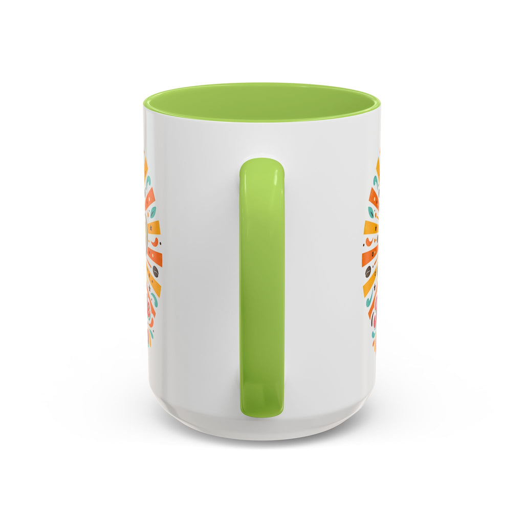 My Favorite Coffee Cup Accent Mug — Colorful Ceramic Coffee Mug (11/15oz)