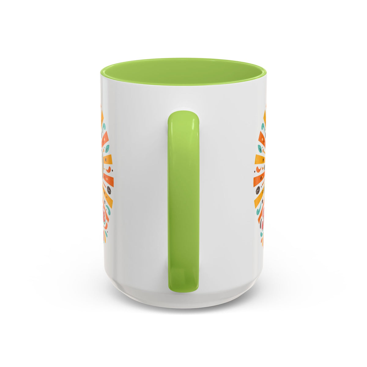 My Favorite Coffee Cup Accent Mug — Colorful Ceramic Coffee Mug (11/15oz)