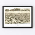 Vintage Map of Garfield, New Jersey 1909