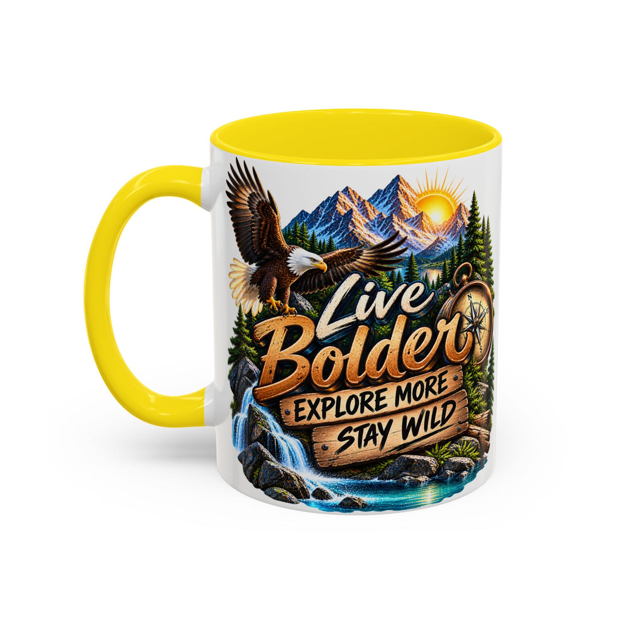 Live Bolder Explore More Stay Wild Coffee Mug