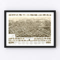 Vintage Map of Westfield, New Jersey 1929