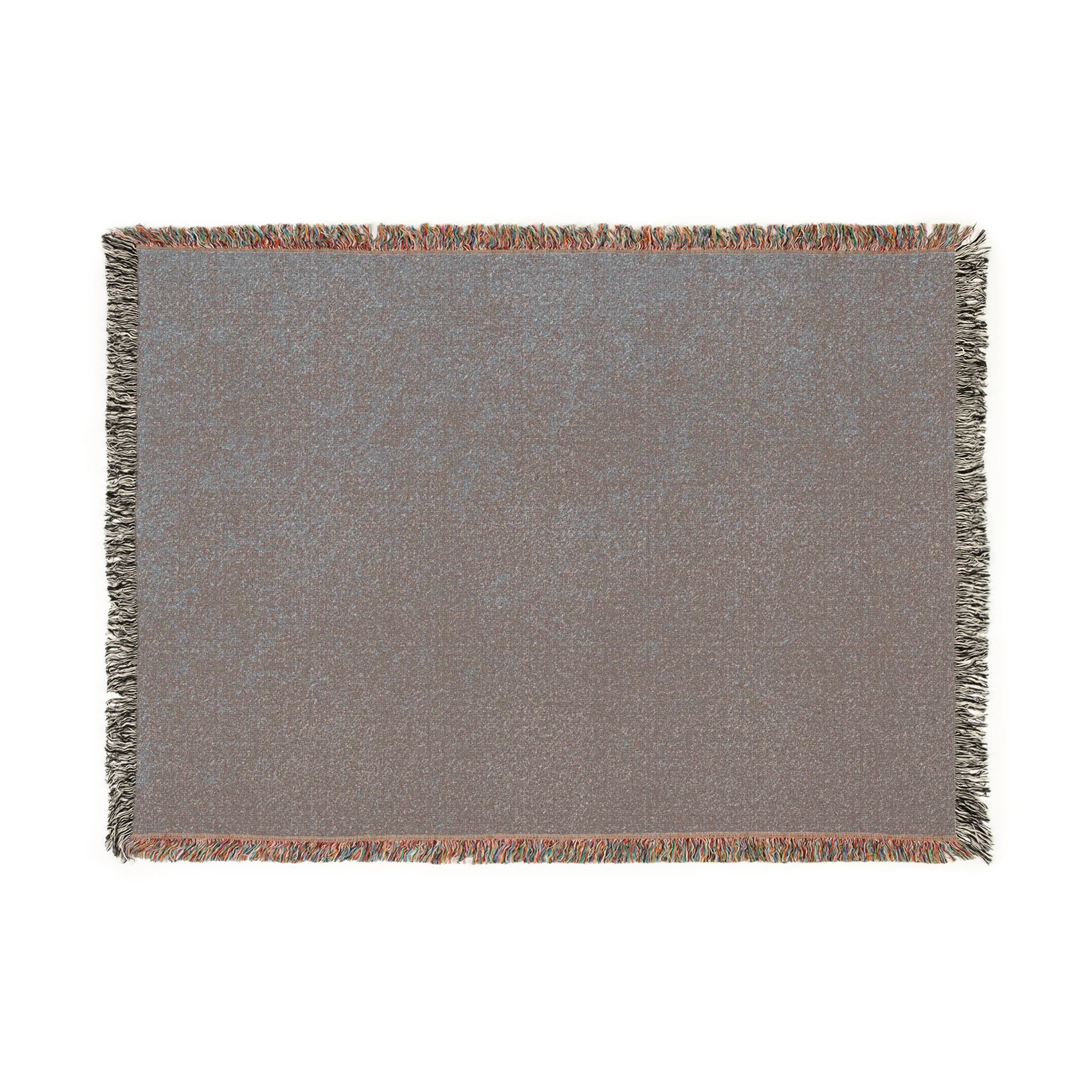 Solid Neutral Fringe Woven Blanket | Cozy Throw, Textured Weave