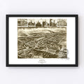 Vintage Map of Burnham, Pennsylvania 1906