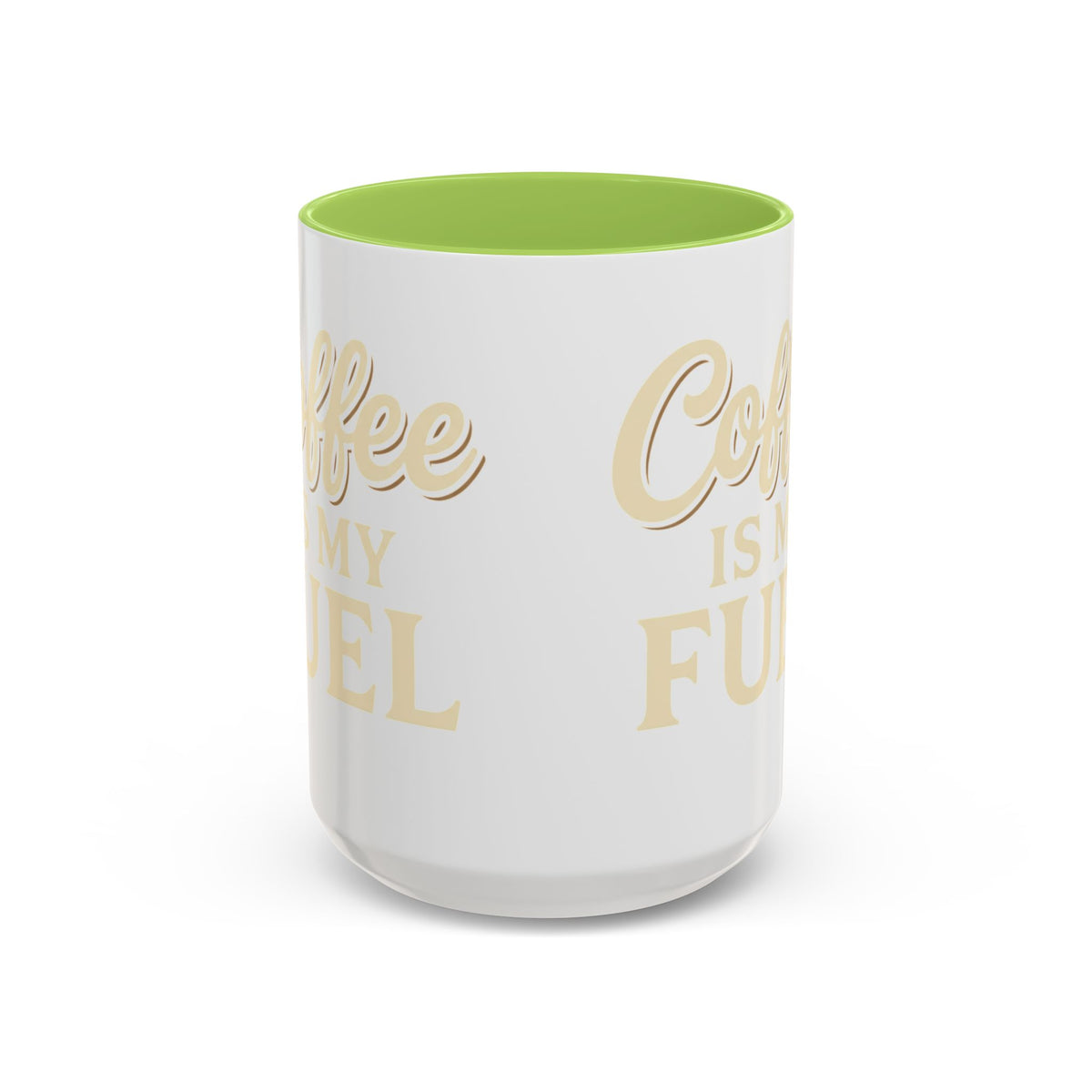 Coffee Is My Fuel Accent Coffee Mug — 11/15oz Ceramic Gift for Coffee Lovers