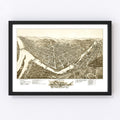 Vintage Map of Franklin, Pennsylvania 1901