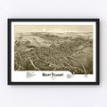Vintage Map of Mount Pleasant, Pennsylvania 1900