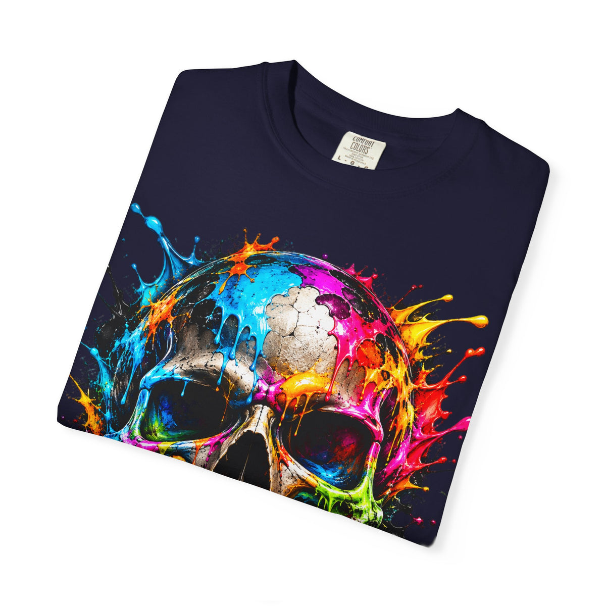 Color Splash Skull T-Shirt