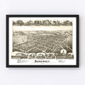 Vintage Map of Somerset, Pennsylvania 1900