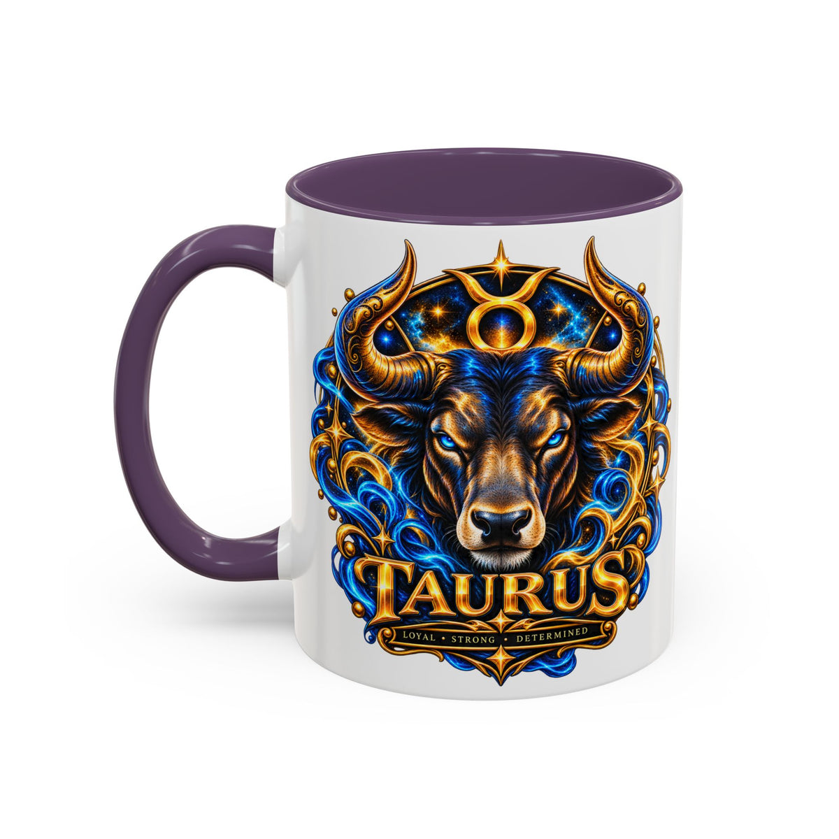 Taurus Coffee Mug — Zodiac Bull Accent Mug (11/15oz)
