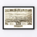 Vintage Map of Strasburg, Pennsylvania 1903