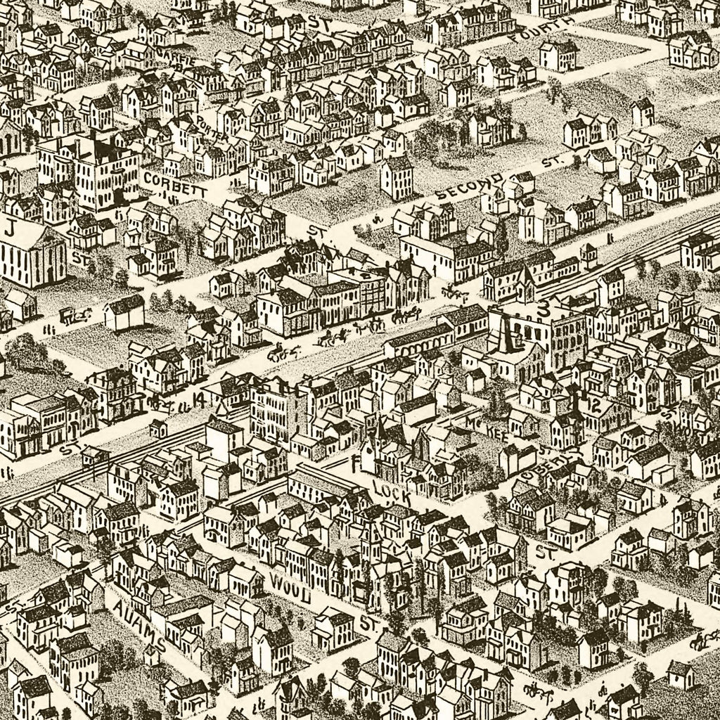 Vintage Map of Tarentum, Pennsylvania 1901