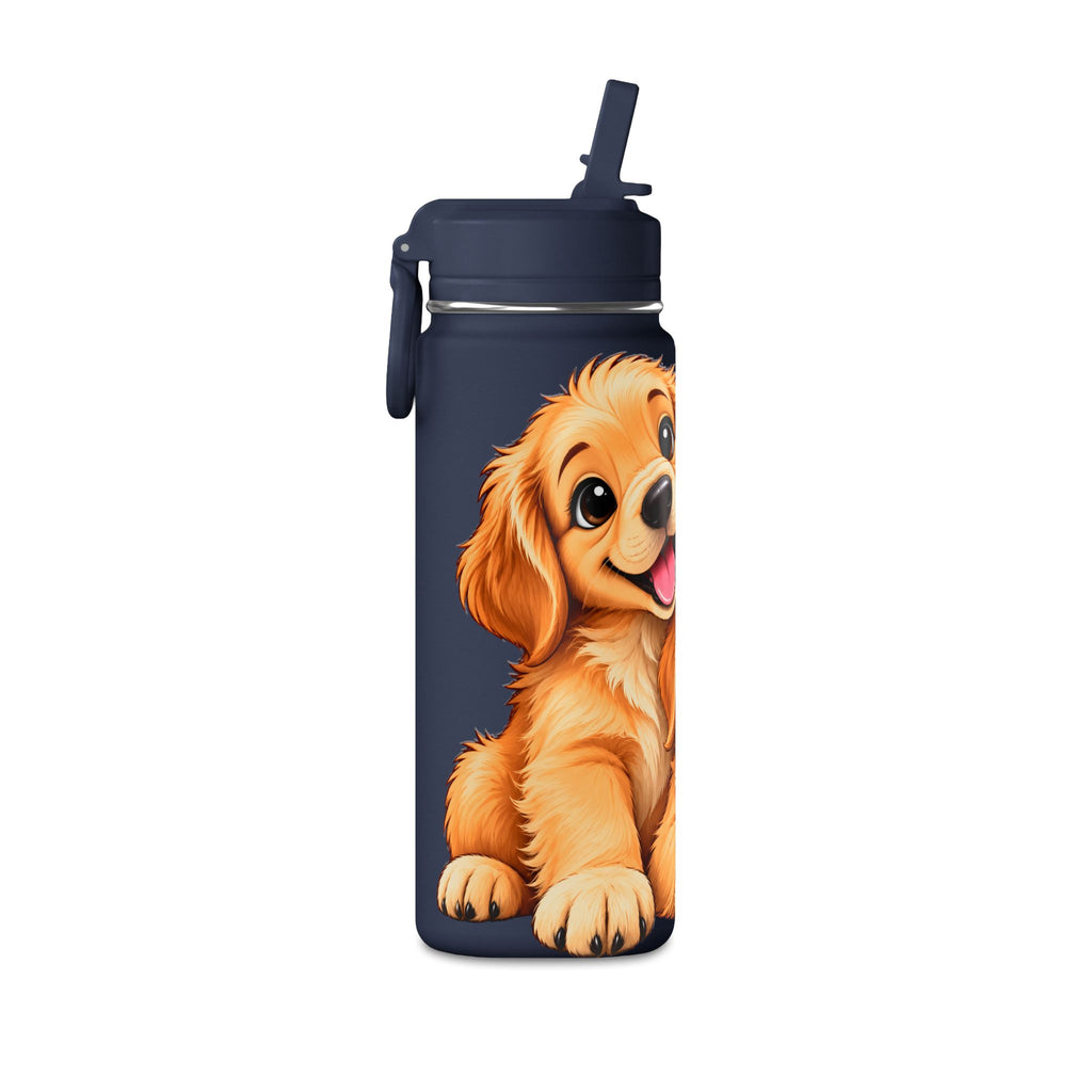 Golden Retriever Puppies Mini Water Bottle