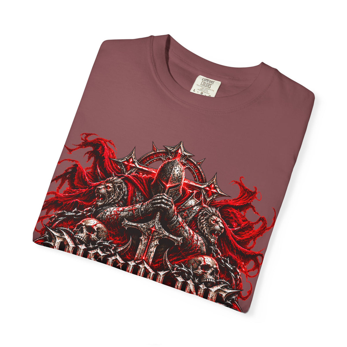 Discipline Metal Tee — Gothic Sword Graphic T-Shirt