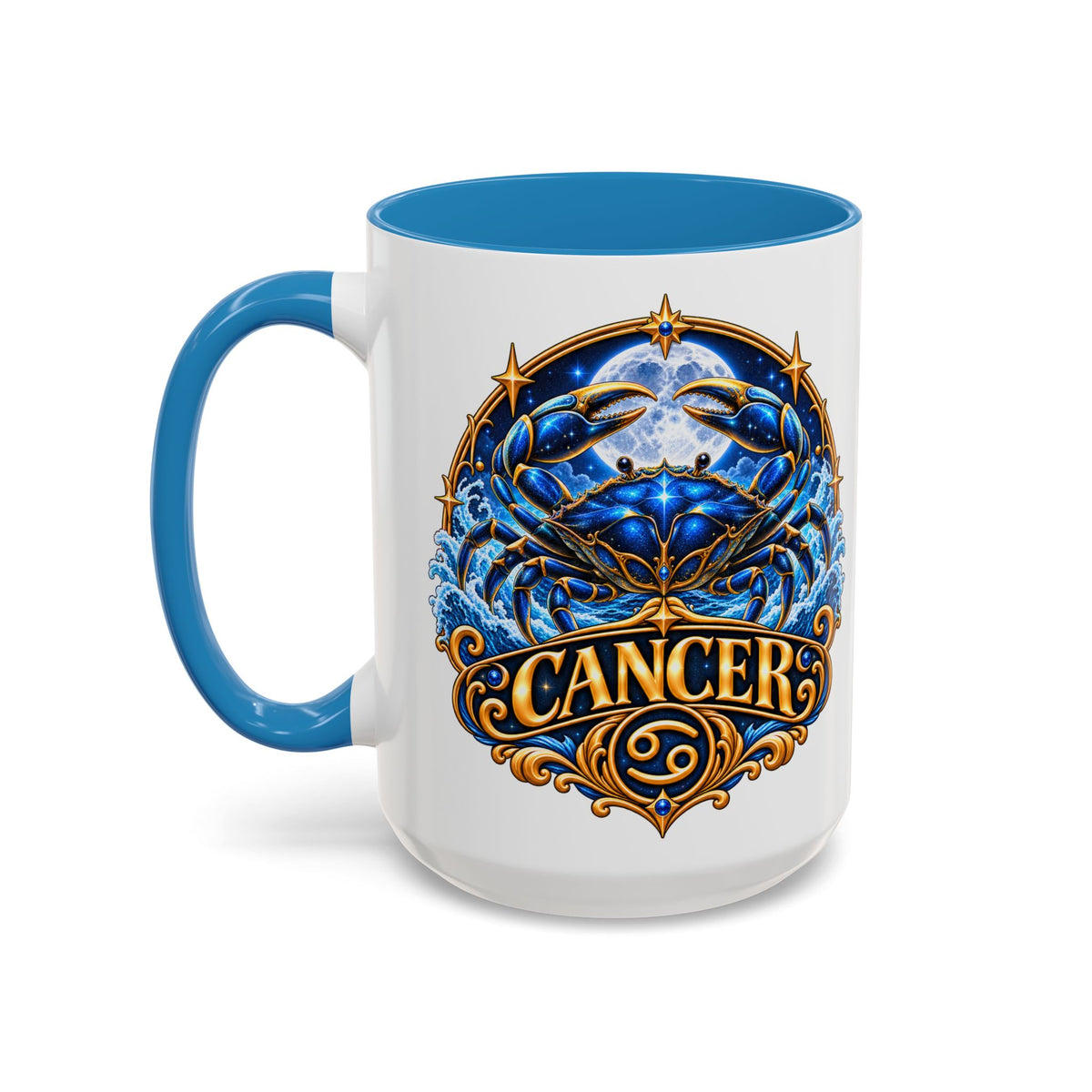 Cancer Zodiac Coffee Mug — Astrology Crab Horoscope Gift (11/15 oz)