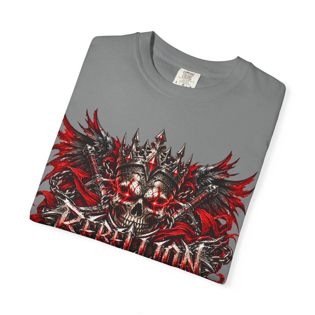 Rebellion Skull Graphic T-Shirt
