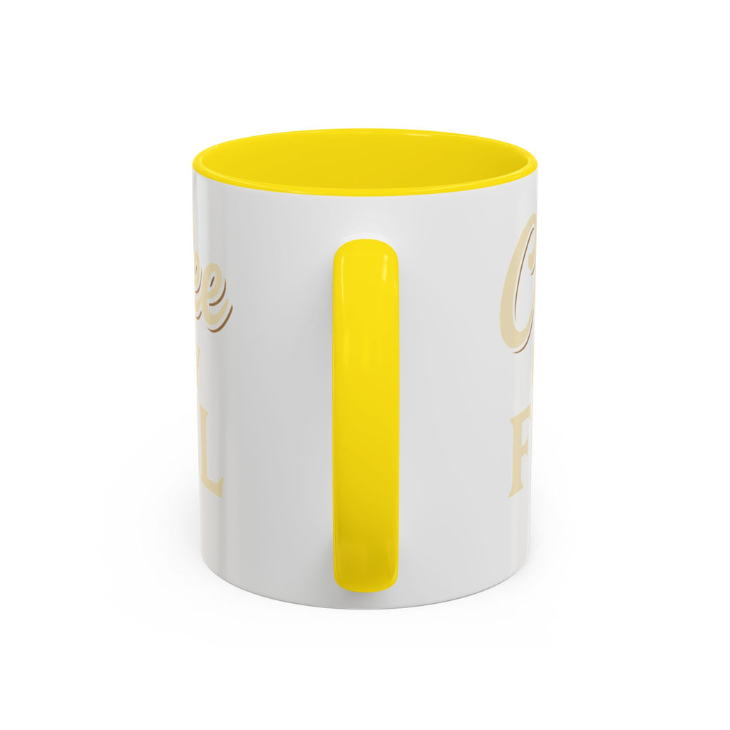 Coffee Is My Fuel Accent Coffee Mug — 11/15oz Ceramic Gift for Coffee Lovers