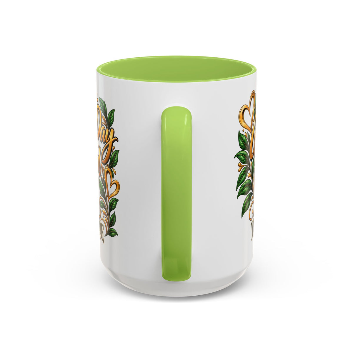 Accent Coffee Mug — "It's a Good Day to Be Proud of How Far You’ve Come" Inspirational Ceramic Mug