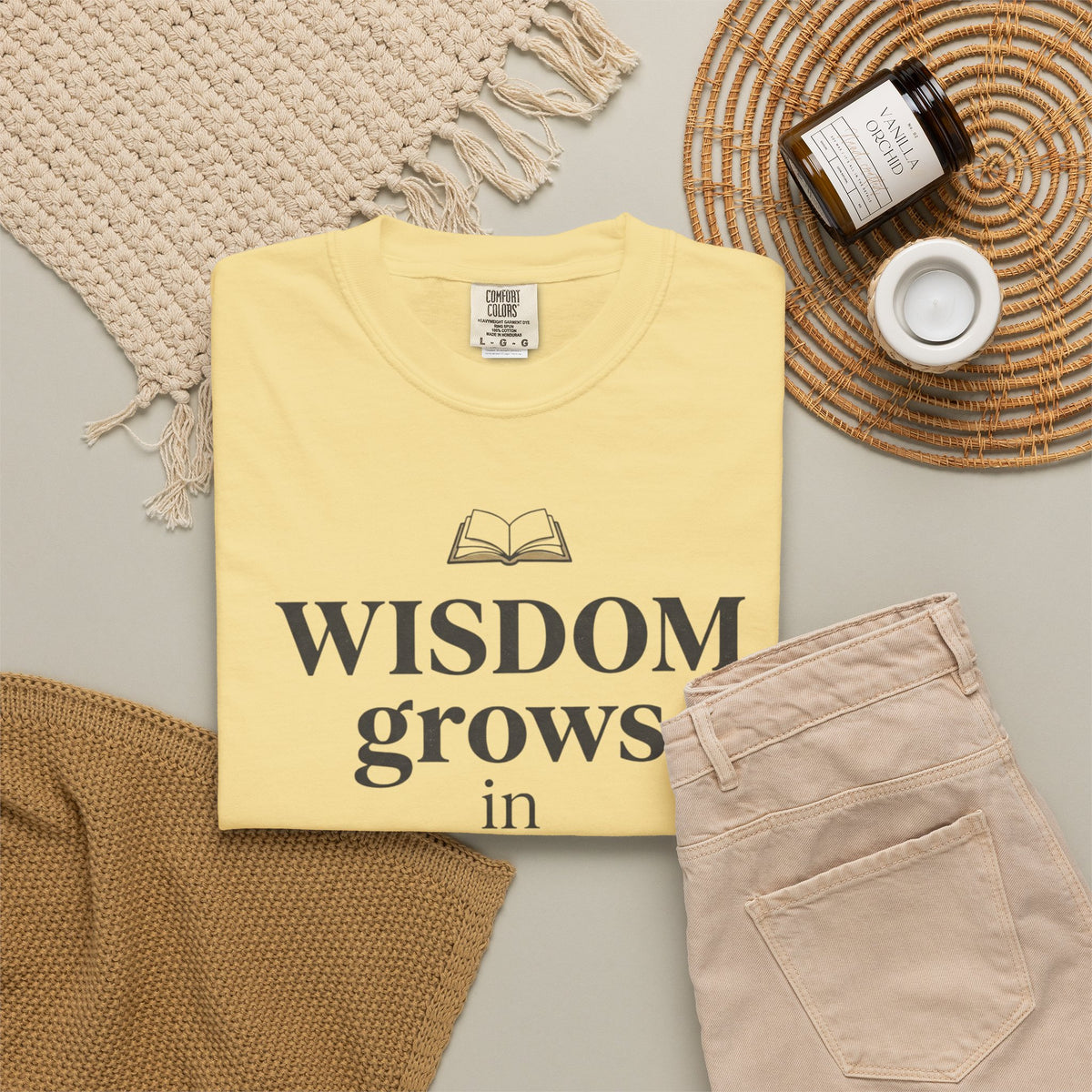 Wisdom Grows in Stillness T-Shirt