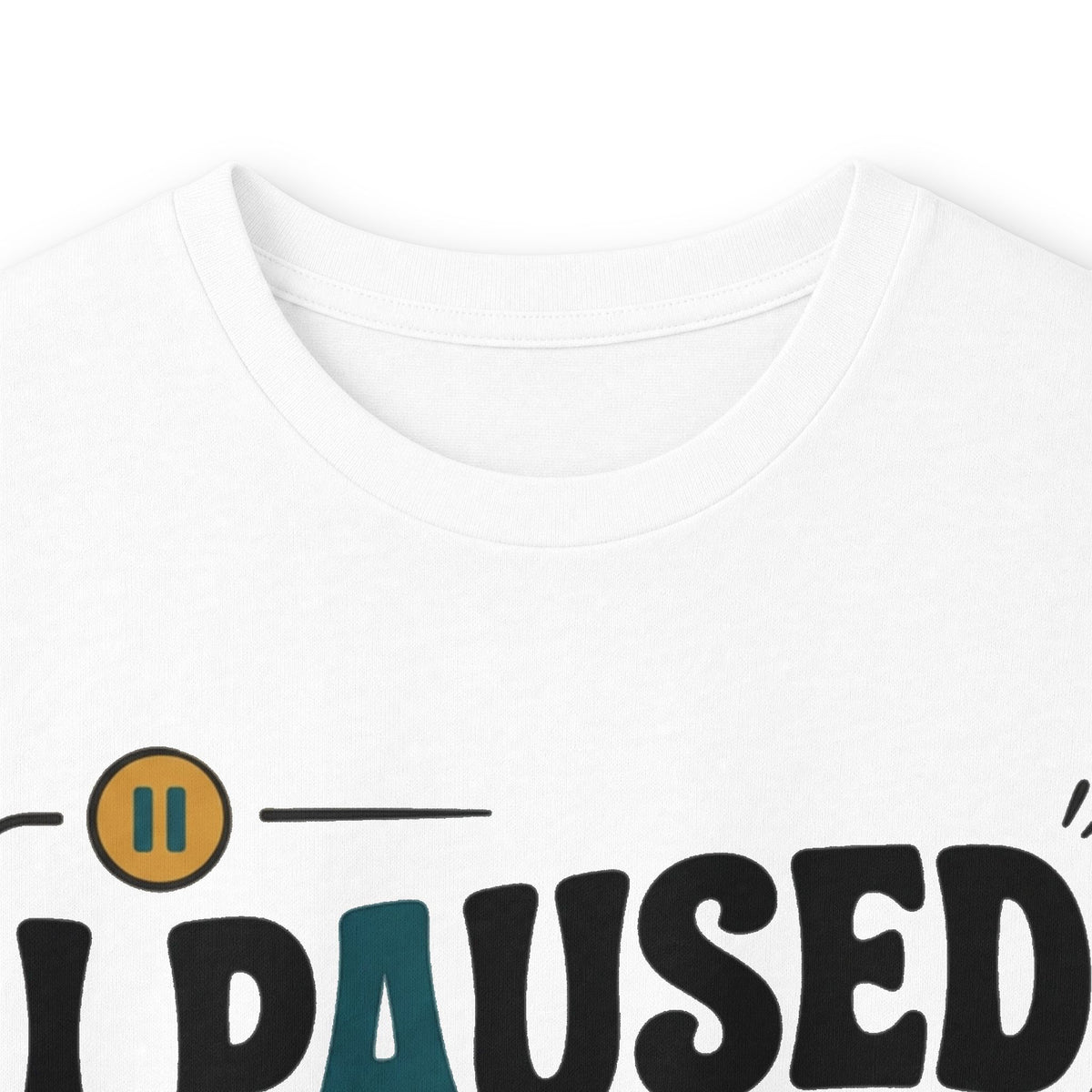 Long Sleeve Tee — "I Paused My Life For This" Retro Graphic