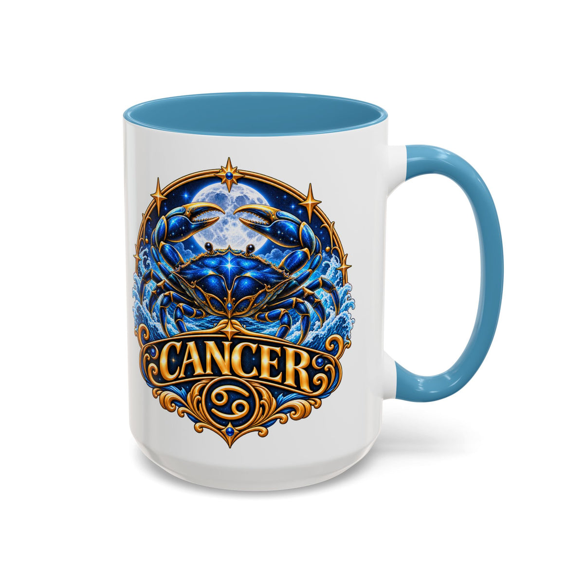 Cancer Zodiac Coffee Mug — Astrology Crab Horoscope Gift (11/15 oz)