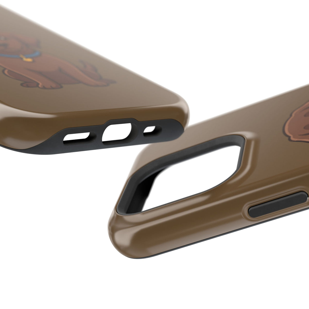 Chocolate Labrador Phone Case — Cute Dog Impact‑Resistant iPhone Cover