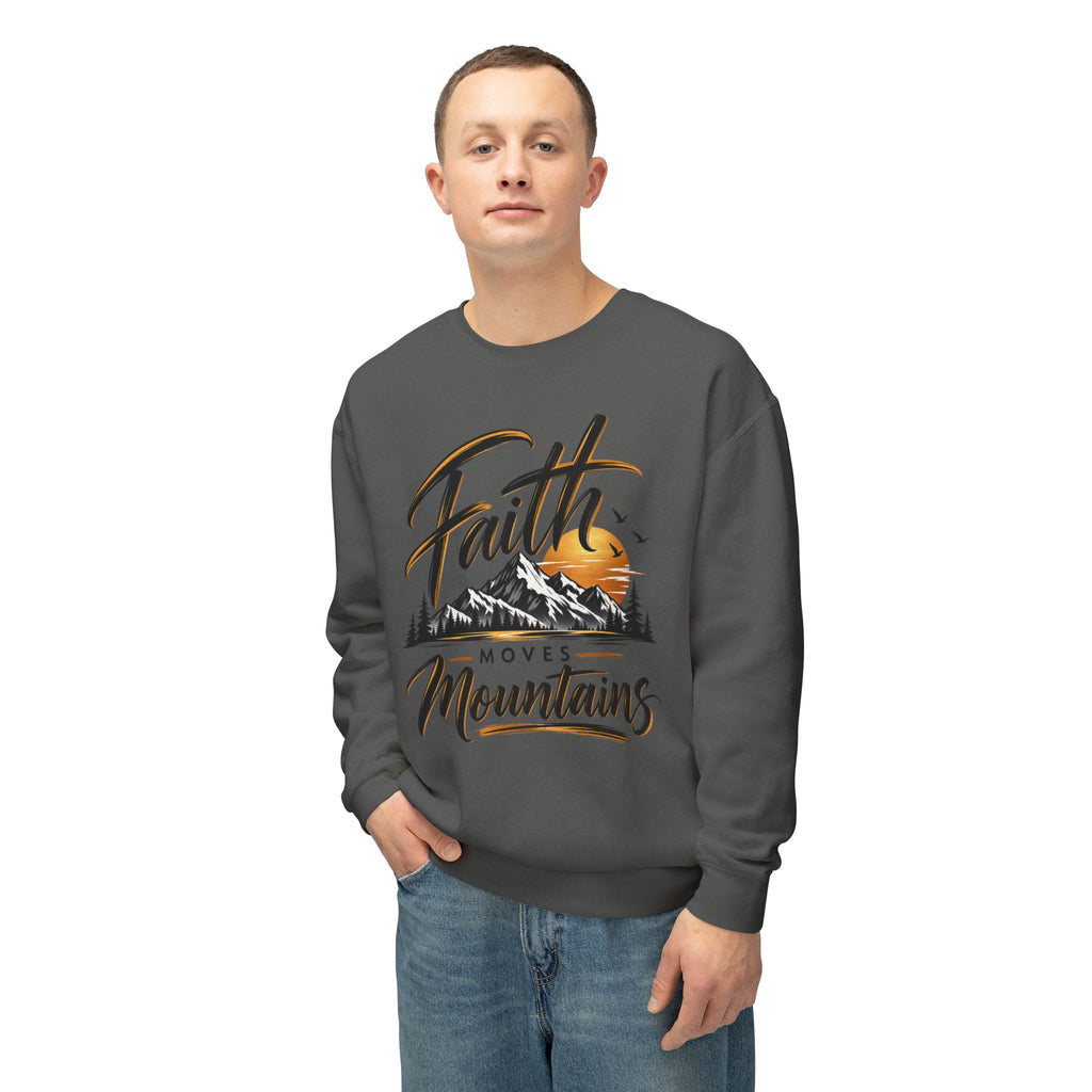 Faith Moves Mountains Crewneck Sweatshirt