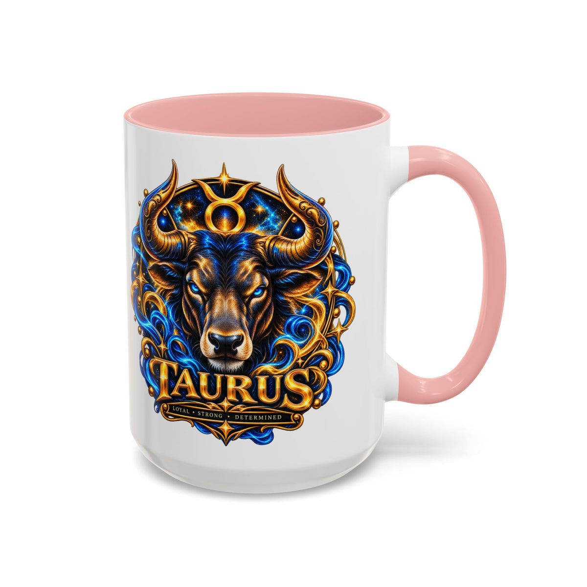 Taurus Coffee Mug — Zodiac Bull Accent Mug (11/15oz)