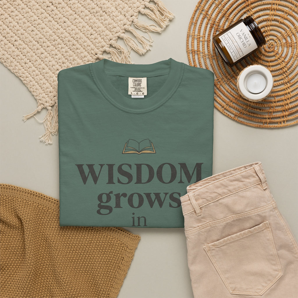 Wisdom Grows in Stillness T-Shirt