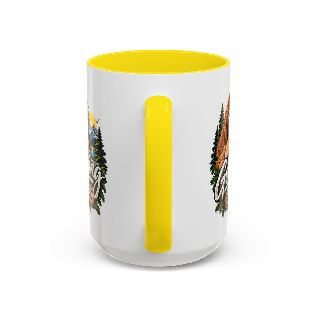 Good Morning Dog Coffee Mug — 'Good Morning, Better Days Ahead' Accent Mug