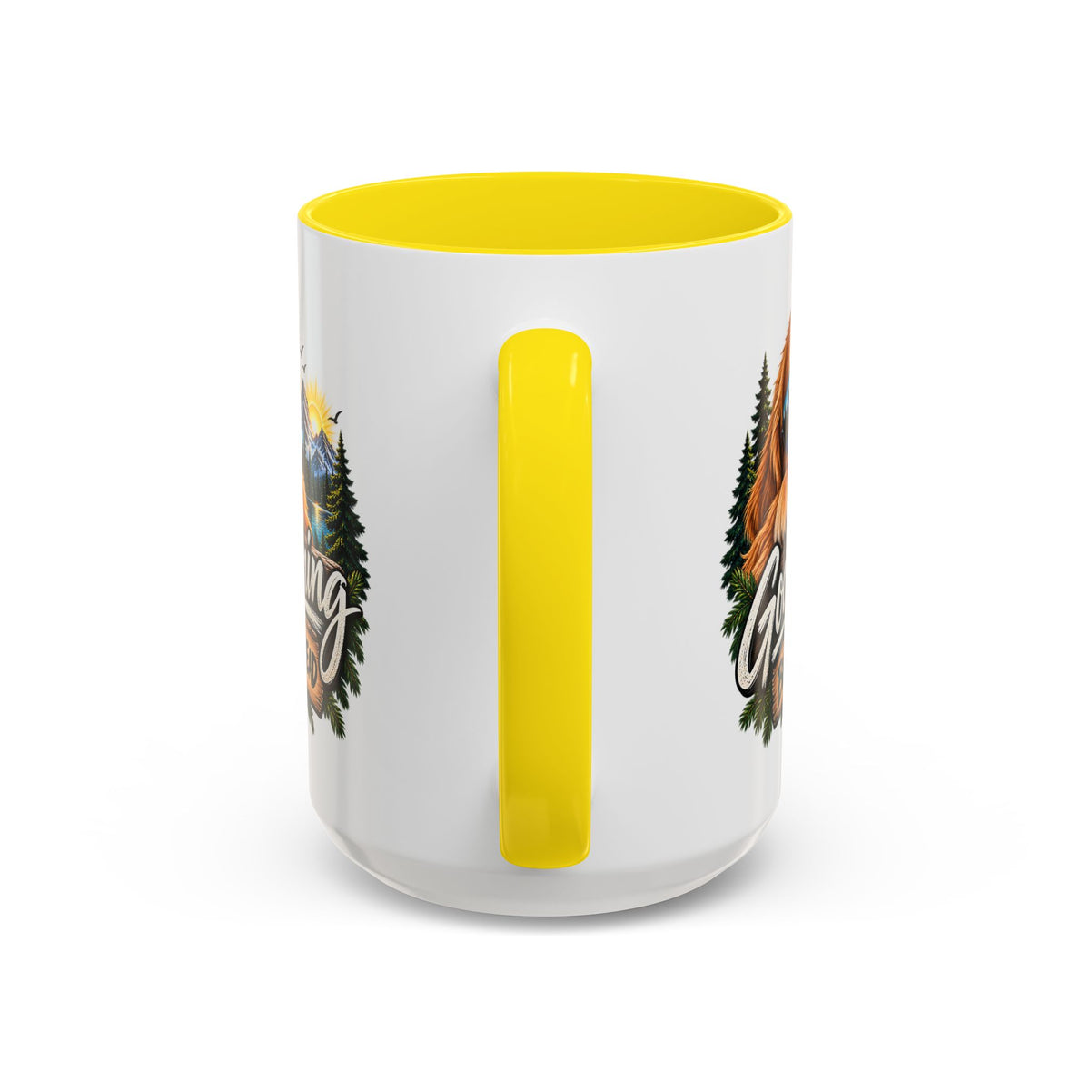 Good Morning Dog Coffee Mug — 'Good Morning, Better Days Ahead' Accent Mug