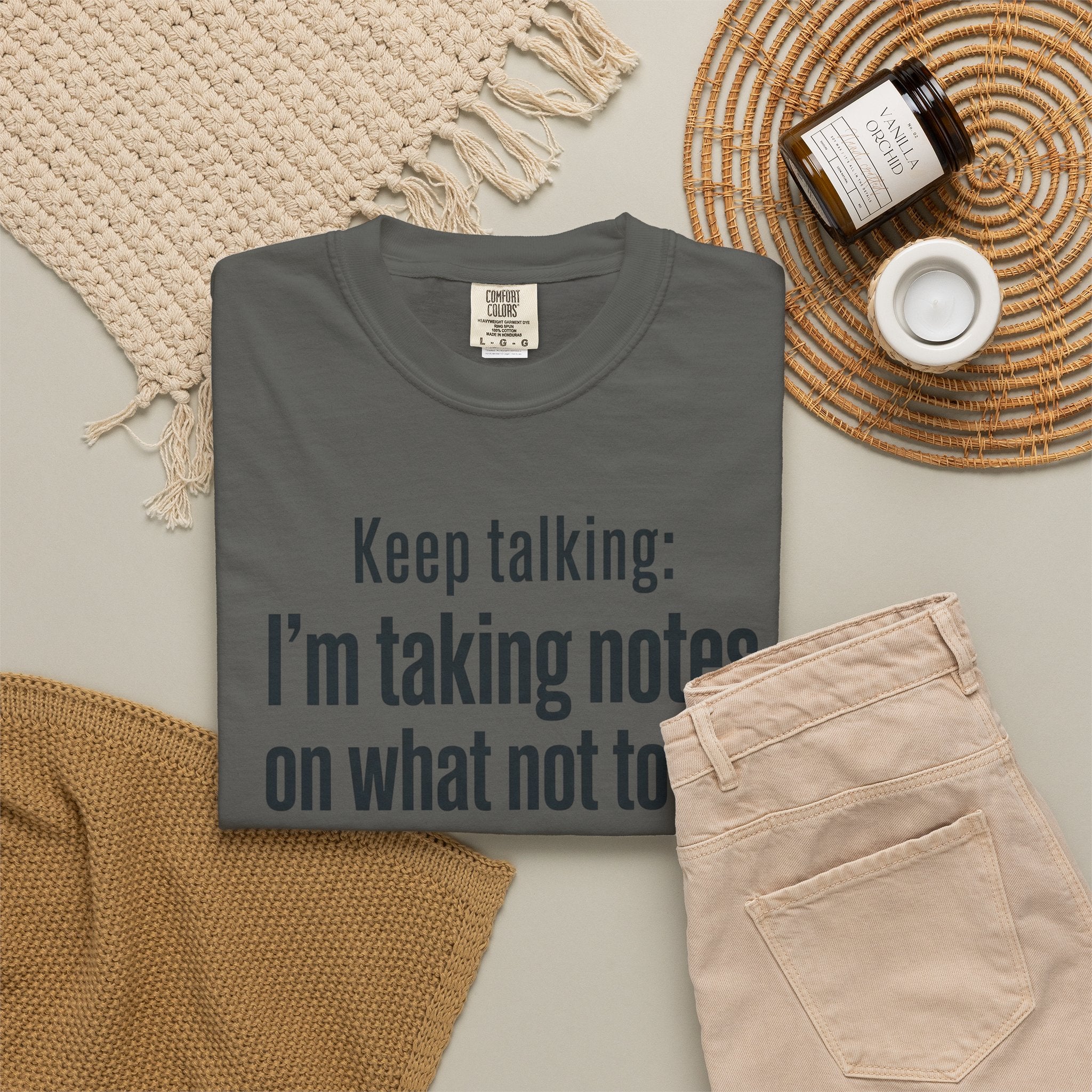 Taking Notes on What Not to Do T-Shirt
