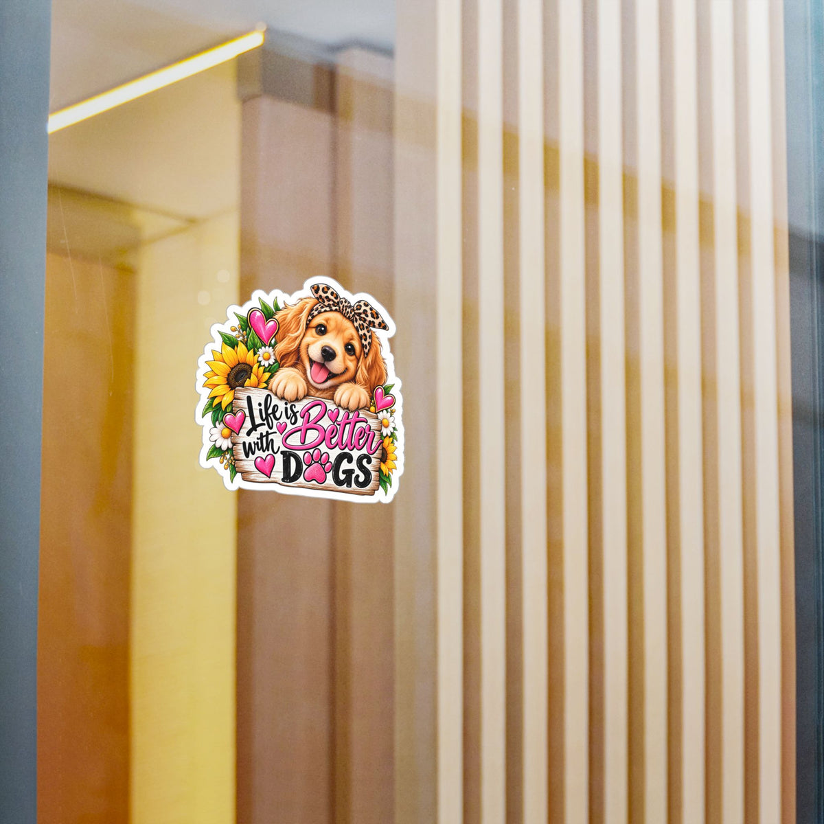 Life Is Better With Dogs Vinyl Decals