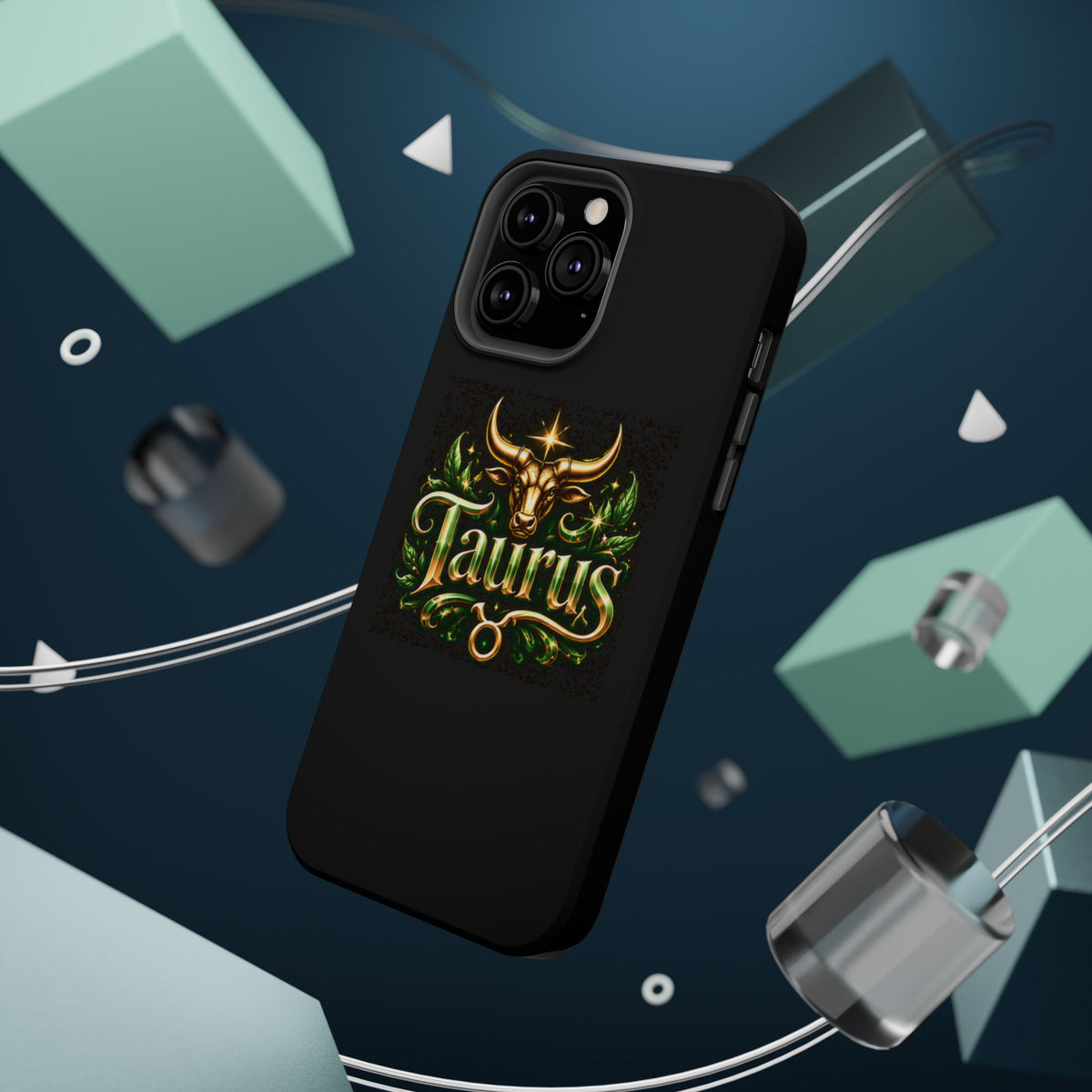 Taurus Zodiac Magnetic Phone Case — Impact‑Resistant Astrological Design