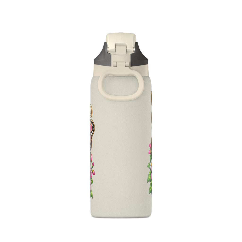 Floral Butterfly Insulated Water Bottle 32oz