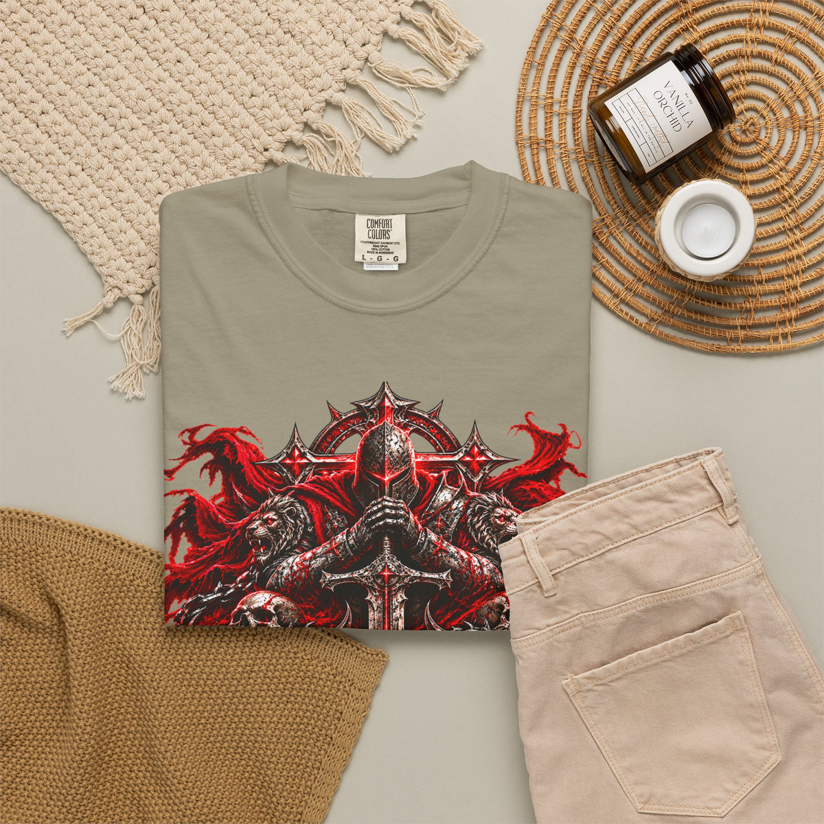 Discipline Metal Tee — Gothic Sword Graphic T-Shirt