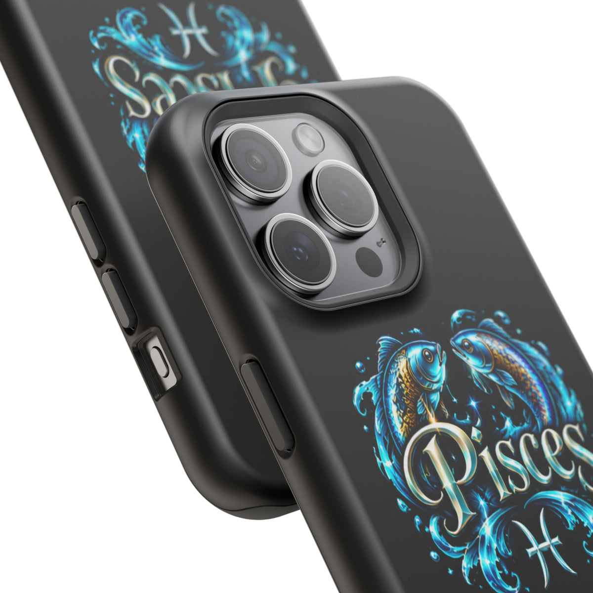 Pisces Magnetic Impact-Resistant Phone Case — Zodiac Fish Astrology Design