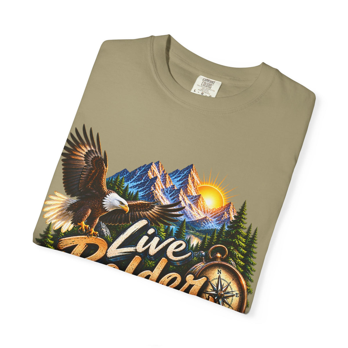 Adventure T-Shirt — "Live Bolder: Explore More, Stay Wild" Graphic Tee