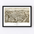 Vintage Map of Pocahontas, Virginia 1911