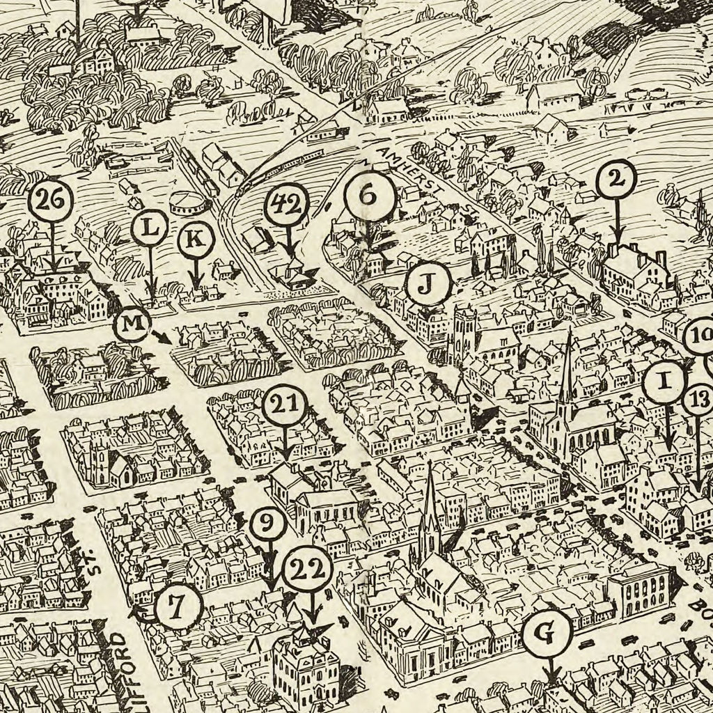 Vintage Map of Winchester, Virginia 1926