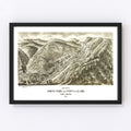 Vintage Map of Northfork, West Virginia 1911