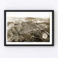 Vintage Map of Macon, Georgia 1912