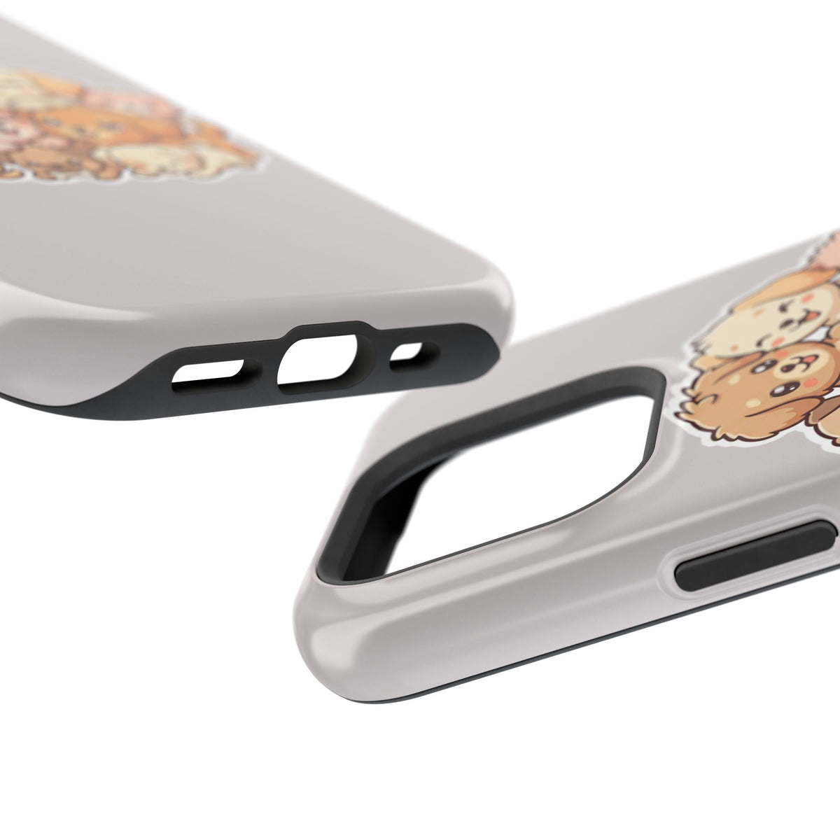 Cute Puppy Pile Magnetic Impact-Resistant Phone Case