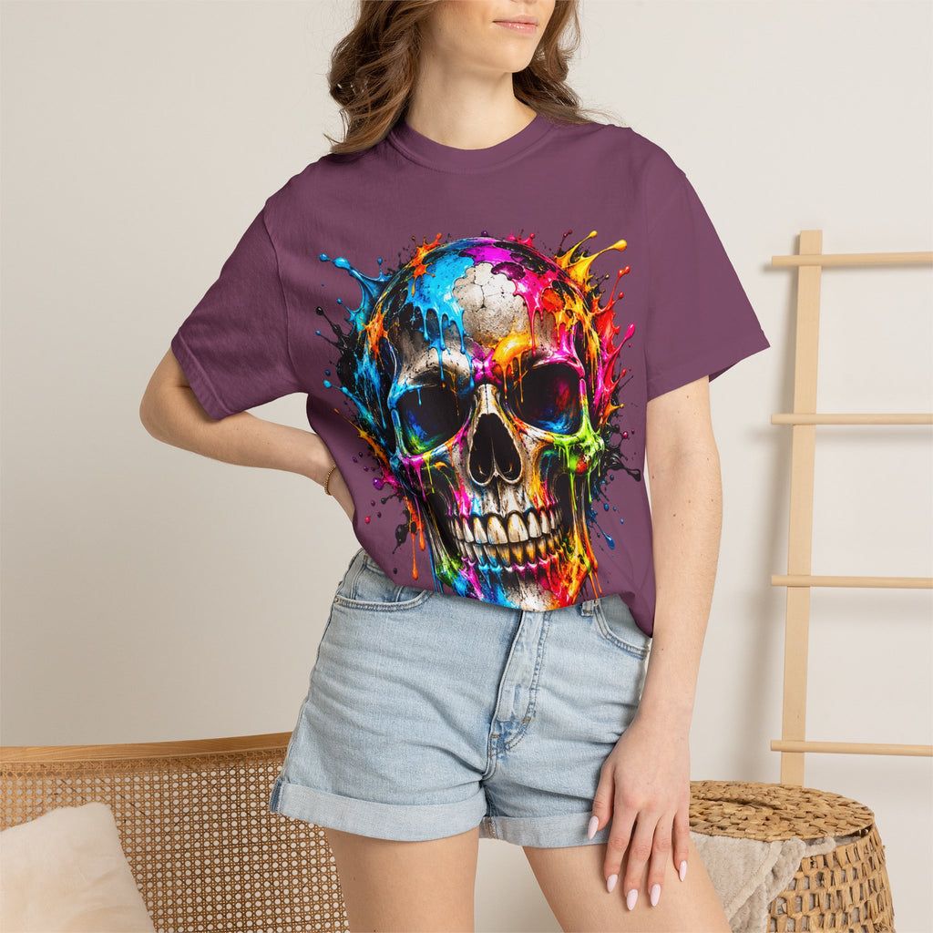 Color Splash Skull T-Shirt